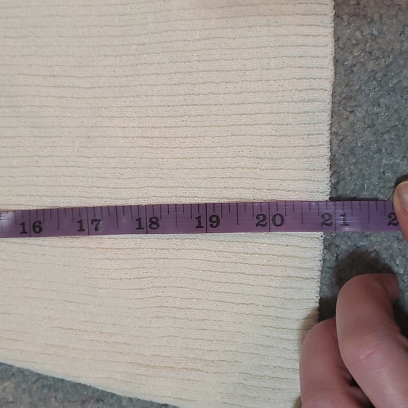 Vintage cream ribbed stretchy cami lg bundle only - Picture 4 of 5